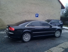 Audi A8 - protislunecni autofolie Llumar AT5
