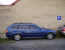 BMW 5 combi - protislunecni autofolie Llumar AT5,15