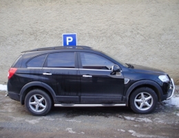 Chevrolet Captiva - protislunecni autofolie Llumar AT15,35