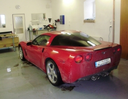 Chevrolet Corvette - protislunecni autofolie Llumar AT20CH