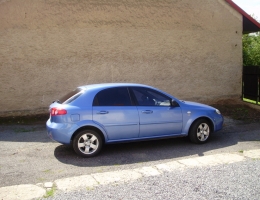 Chevrolet Lacetti - protislunecni autofolie Llumar AT5,35