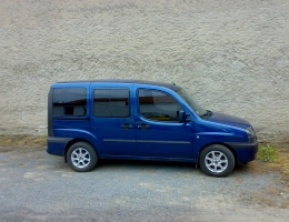 Fiat Doblo - protislunecni autofolie Llumar na autosklo AT15,35