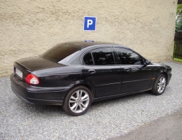 Jaguar X-Type - protislunecni autofolie Llumar AT5,15