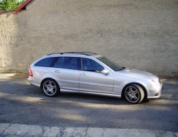 Mercedes Benz C AMG combi instalace protislunecni autofolie atr35