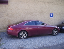 Mercedes Benz CLS - autofolie Llumar AT35