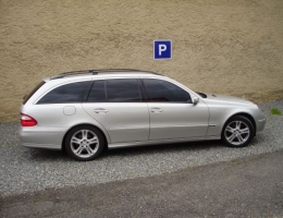 Mercedes Benz E combi instalace protislunecni autofolie Llumar AT5,15
