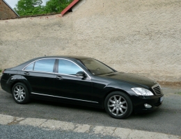 Mercedes Benz S instalace protislunecni autofolie Llumar AT35