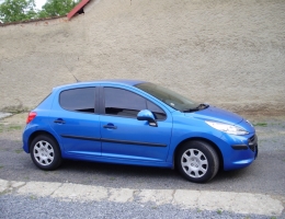 Peugeot 207 instalace protislunecni autofolie Llumar ATR15