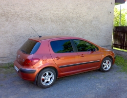 Peugeot 307 instalace protislunecni autofolie Llumar AT15,35