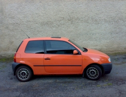 Seat Arosa instalace protislunecni autofolie Llumar AT5,15
