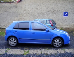 Skoda Fabia instalace protislunecni autofolie Llumar ATR15,70