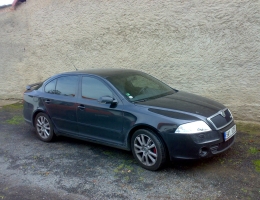 Skoda Octavia 2 instalace protislunecni autofolie ATR15,5,35