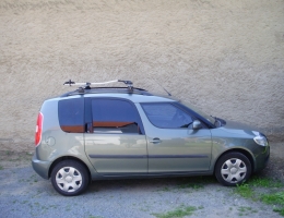 Skoda Roomster instalace protislunecni autofolie Llumar AT15,50GR