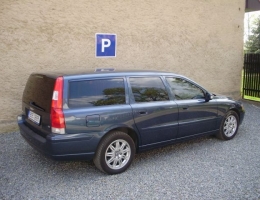 Volvo V70 instalace protislunecni autofolie Llumar AT15,35