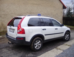 Volvo XC90 instalace protislunecni autofolie Llumar AT5,15,35